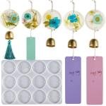 Round Keyring Mould For Mass Keyring DIY-Epoxy Resin Work