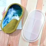 Oval Straight Edge Resin Tray Mold-DIY Resin Craft, Silicone Mold Price in Bangladesh
